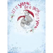 Let It Snow Me to You Bear Christmas Card Image Preview